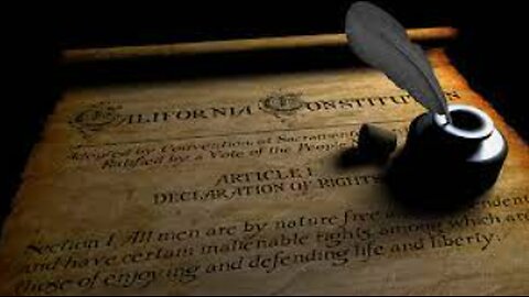 08/09/2022 Election Integrity - The Calif Constitution is not being followed.