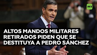 Militares retirados piden en un manifiesto que el Ejército de España destituya a Sánchez