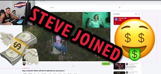 STEVEWILLDOIT RAIDS & DONATES TO ME ON MY STREAM! (REACTION)!