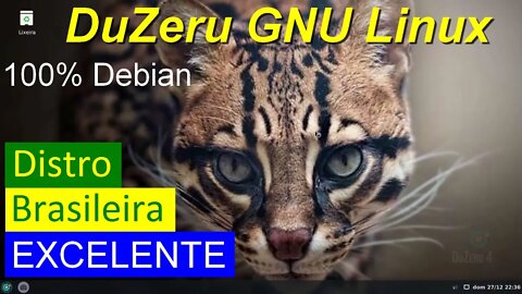 DuZeru OS GNU Linux Distro Brasileira 100% Debian, leve e rápida. Super Nintendo Sega Genesis Games