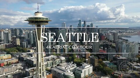 Seattle City Footage Drone tour