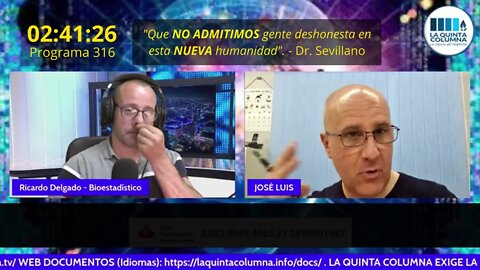 "NO ADMITIMOS gente deshonesta en esta NUEVA humanidad". - Lapsus del masón Sevillano (Programa 316)