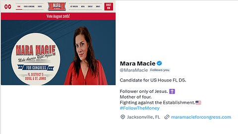 (EP30)Mara Macie Candidate for U.S Congress Florida District 5