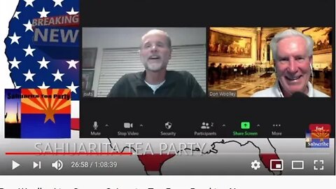 Don Woolley Live Stream Sahuarita Tea Party Breaking News
