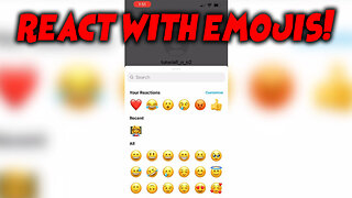 How to React on Instagram Message with Emojis