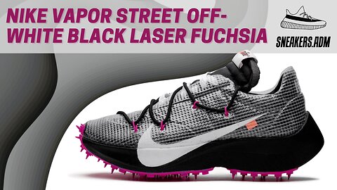 Nike Vapor Street Off-White Black Laser Fuchsia (W) - CD8178-001 - @SneakersADM
