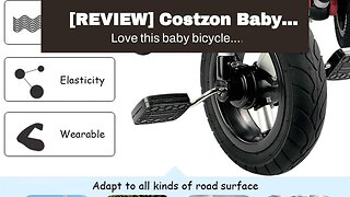[REVIEW] Costzon Baby Tricycle, 6-in-1 Foldable Steer Stroller, Learning Bike wDetachable Guar...