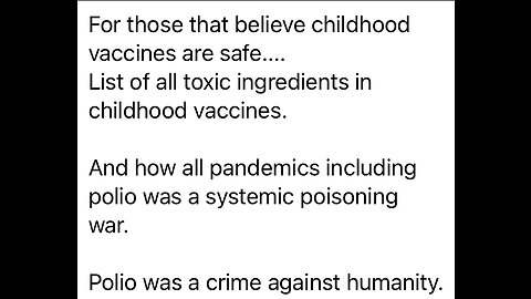 Why Vaccines are not safe especially for children