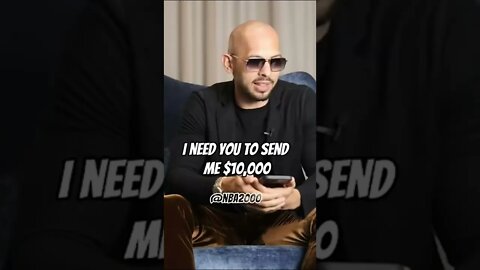 Andrew Tate's Girlfriend Sends Him $10,000