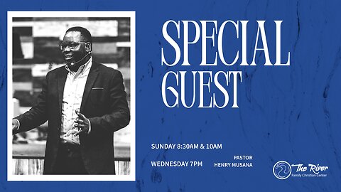 Wednesday Service | Pastor Henry Musana | The River FCC