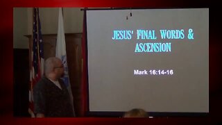 Jesus' Final Words and Ascension (Mark 16:14-16)