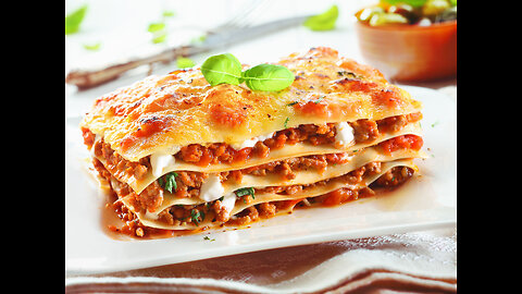 Recipe for classic lasagna