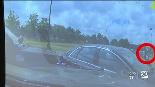Dramatic dashcam shows police chase, arrest suspect in deadly hit-and-run