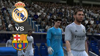 Barcelona vs real madrid elclasico realistis gameplay