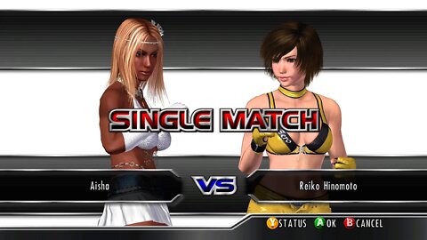 [1440p] Aisha Superstar and Reiko have a Quickie | Rumble Roses XX