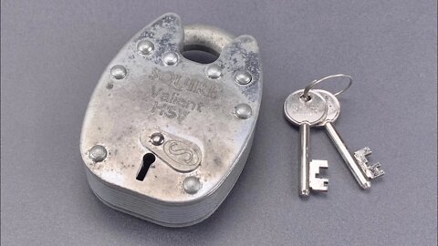 [1146] Squire Valiant HSV Insurance Padlock Picked (5/6 Levers)