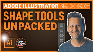 Shape Tools in Adobe Illustrator // For Beginners