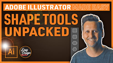 Shape Tools in Adobe Illustrator // For Beginners