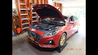 First Install Of Amsoil In My 2019 Hyundai Sonata-SE – 07/31/2021