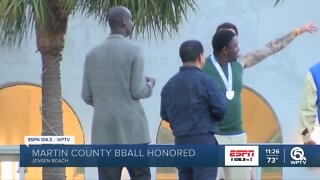 Martin County basketball honored