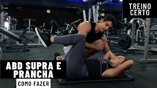 Prancha e Abdominal Supra em casa | Como Fazer | Treino Certo com Ulisses Ottoni