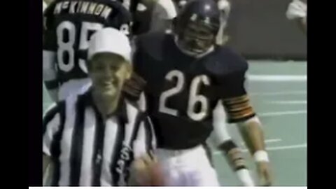 1985 - Tampa Bay Buccaneers @ Chicago Bears (week 1)