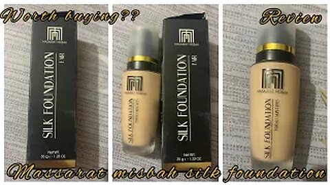 MM silk foundation review | massarat misbah foundation | long lasting and high coverage |