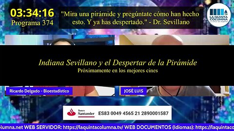 Indiana Sevilano y Las Pirámides del Despertar (Programa 374) Las Pirámides de Sevillano