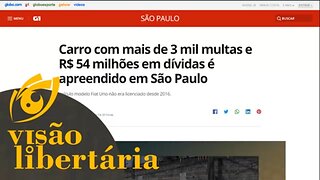 Uno com mais de 3 mil multas e R$ 54 milhões em dívidas | Visão Libertária - 01/12/19 | ANCAPSU