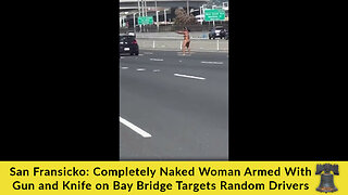 San Fransicko: Completely Naked Woman Armed With Gun and Knife on Bay Bridge Targets Random Drivers