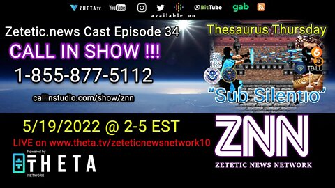 Zetetic News Cast 34: CALL IN SHOW 1-855-877-5112 discussing solutions to sub silentio suicide