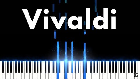 ❤️ Vivaldi - Variation Piano Solo / Hard Piano Tutorial