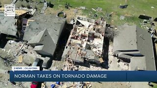 Norman takes on tornado damage