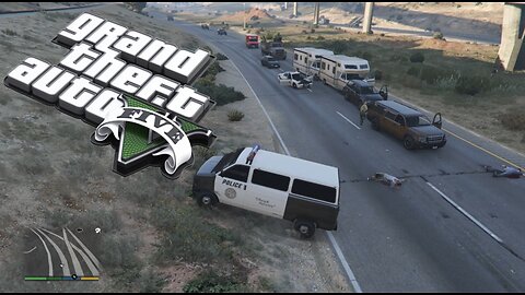 GTA 5 Crazy Police Pursuit with police van driving simulator ultimate
