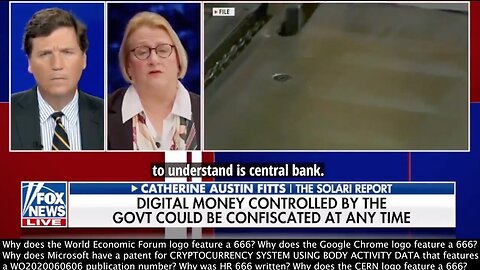 CBDC | "(CBDCs) Central Bank Digital Currencies Are Not Currencies, It's a Financial Transaction Control Grid. If You Don't Behave You Can Have Your Money Turned Off. CBDCs Are Sort of the Last Shutting of the Gate." - Catherine Austin
