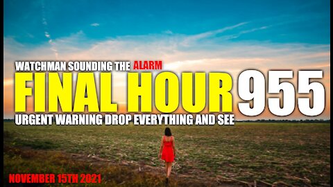 FINAL HOUR 955- URGENT WARNING DROP EVERYTHING AND SEE - WATCHMAN SOUNDING THE ALARM