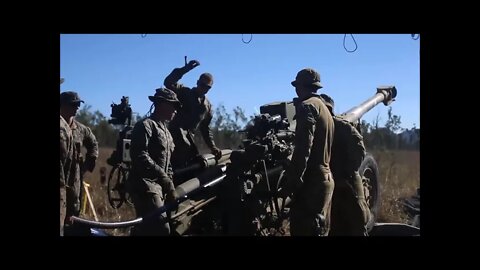 U.S. Marines Fire M777A2 155mm Howitzers - Talisman Sabre 2021