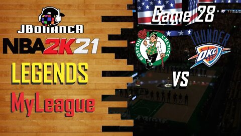#NBA2K21 - PENNY HARDAWAY DUNK FEST! - Celtics vs Thunder - Game 28 - Legends MyLeague
