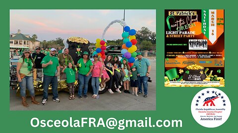 FRA Osceola | St Patrick's Day Light Parade 2024 | St. Cloud, Florida