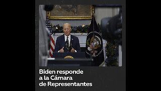 Biden se defiende de la acusación de la Cámara de Representantes