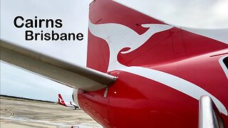 NOICE Qantas 737 flight | QF711 Cairns to Brisbane (ECONOMY Class)