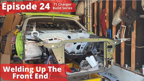 1971 Dodge Charger Build Episode 24 - Welding Up The Front End