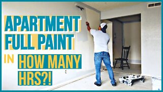 Fast Apartment Full Paint | How long to Paint Entire Apartment?! | Painting Tips