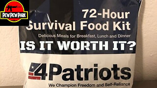 4 Patriots 72 hour Survival Food Kit - Is it worth it? (Preparation and Taste Test)