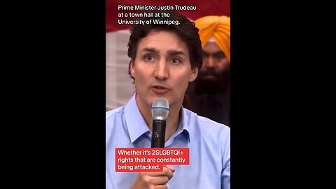 CA: Tyrant Trudeau 'I Will Always Stand Up For 2SLGBTQI+ Rights'