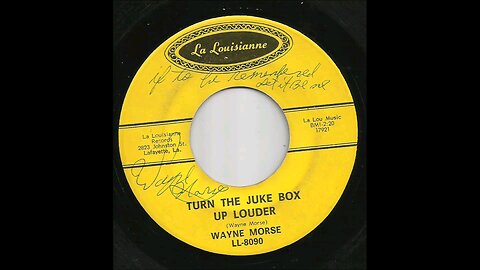Wayne Morse - Turn The Jukebox Up Louder