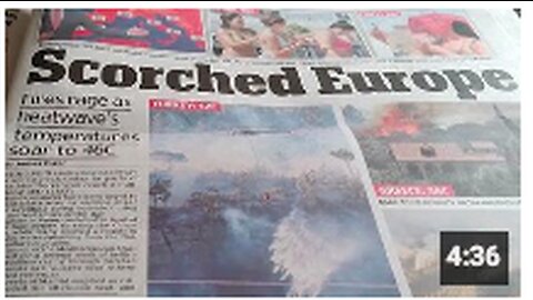 Scorched Europe? - Yet More Lies From Mainstream Media