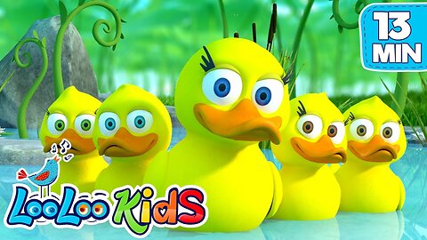 Five Little Ducks + Five Little Monkeys and more Sing Along Kids Songs - LooLoo Kids