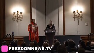 Satanic church and it’s followers destroying the Bible