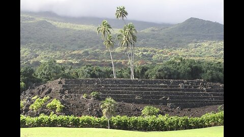 Piilanihale Heiau Maui From Air No Sound